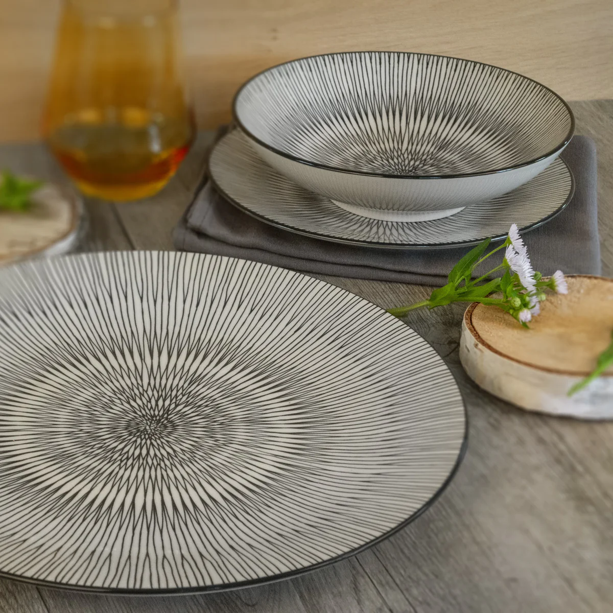 Hypnose - Assiette plate 27 cm (lot de 6) Médard de Noblat
