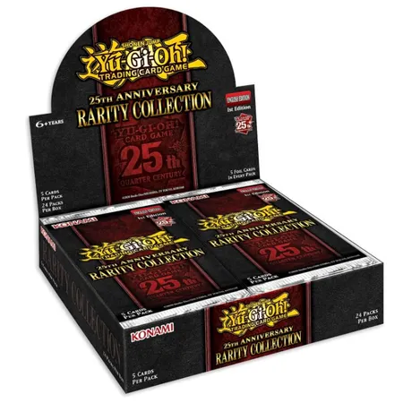 Yu-Gi-Oh! 25th Anniversary Rarity Collection Display mit 24 Boostern (englisch)