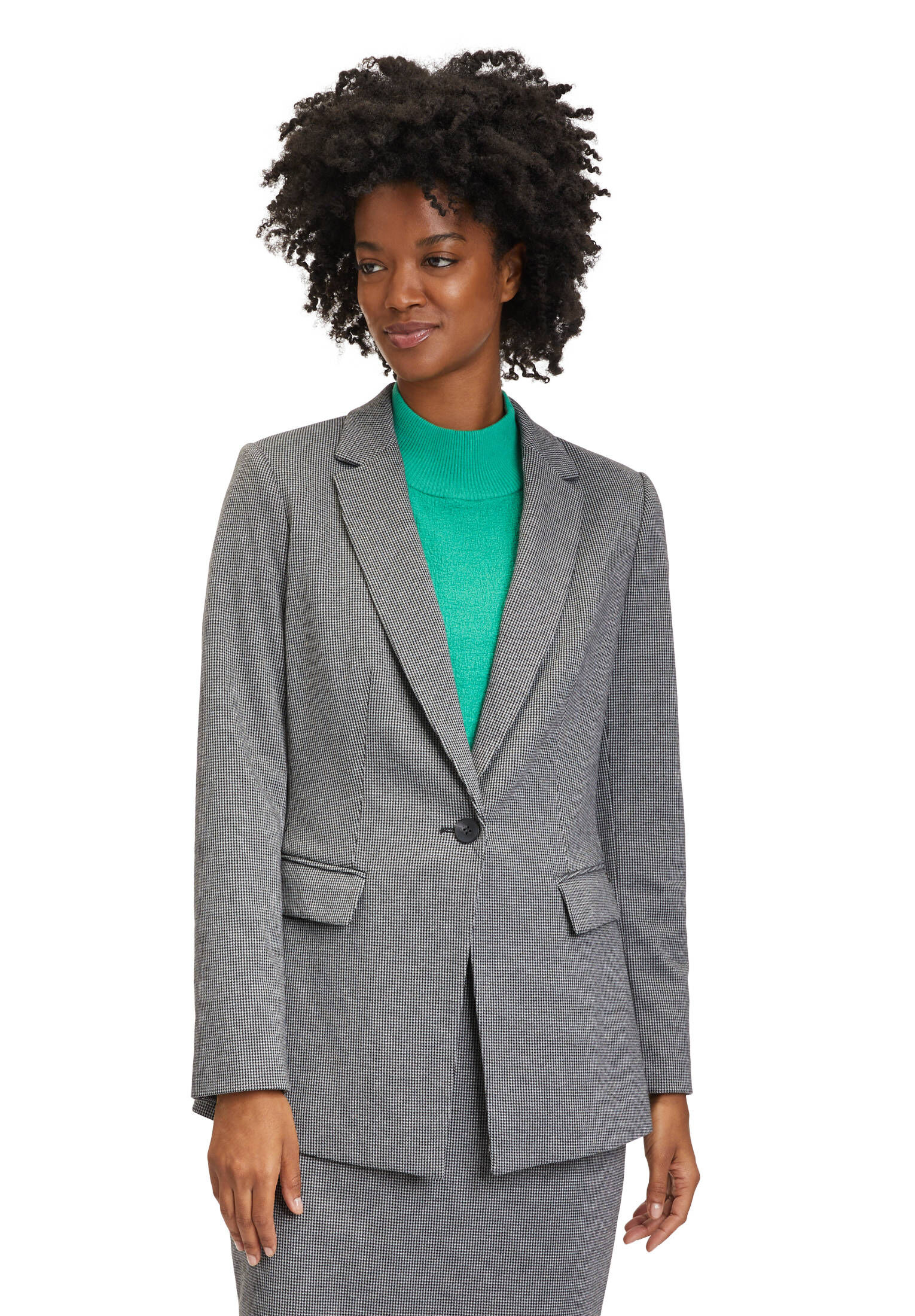 Betty & Co| Damen Longblazer mit Muster