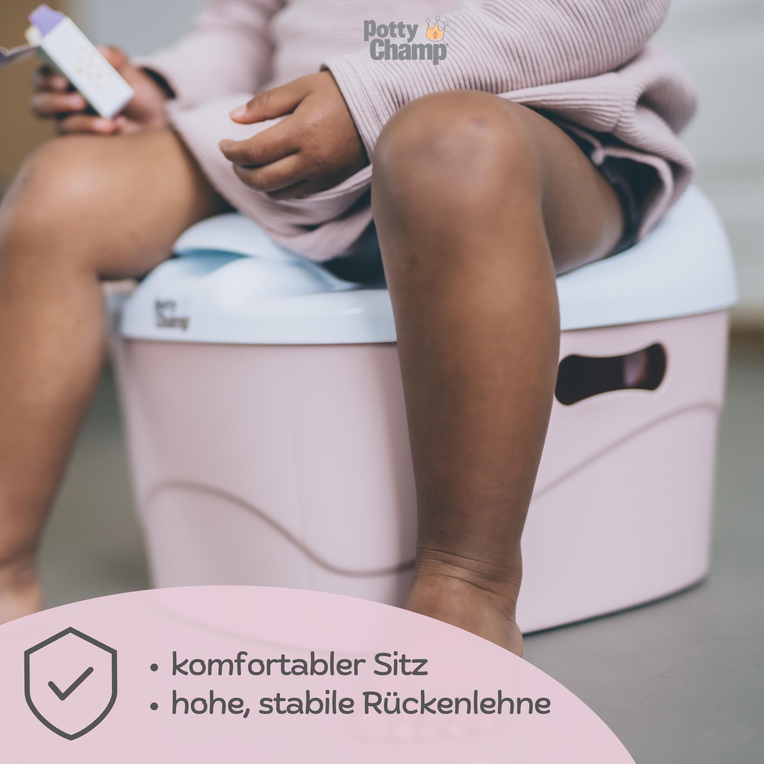 PottyChamp - 3in1 - Kinder Töpfchen, WC-Sitz & Schemel