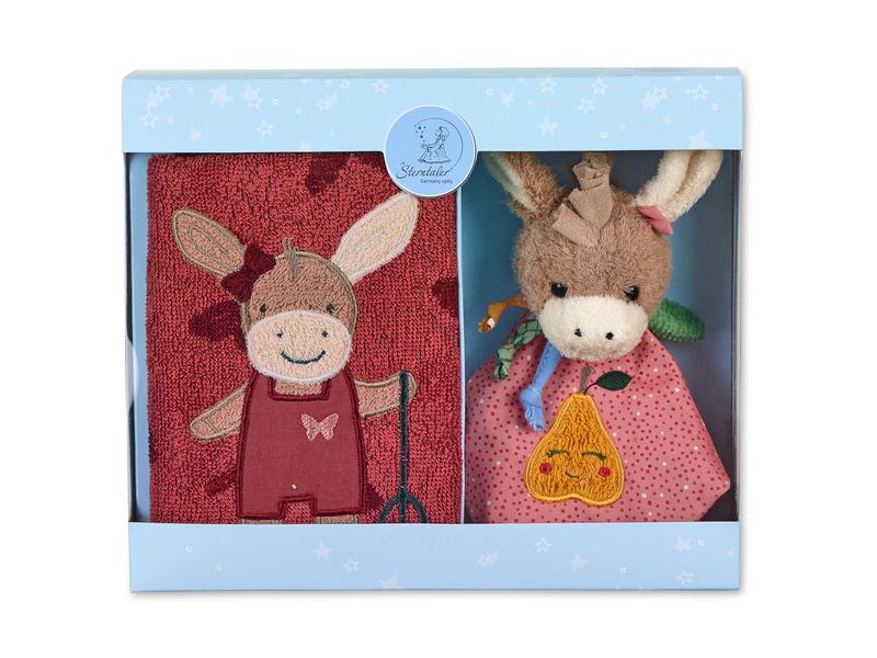Sterntaler Geschenkset Emmily Schmusetuch und Kinderhandtuc Baby Geschenkset für viele schöne Anlässe