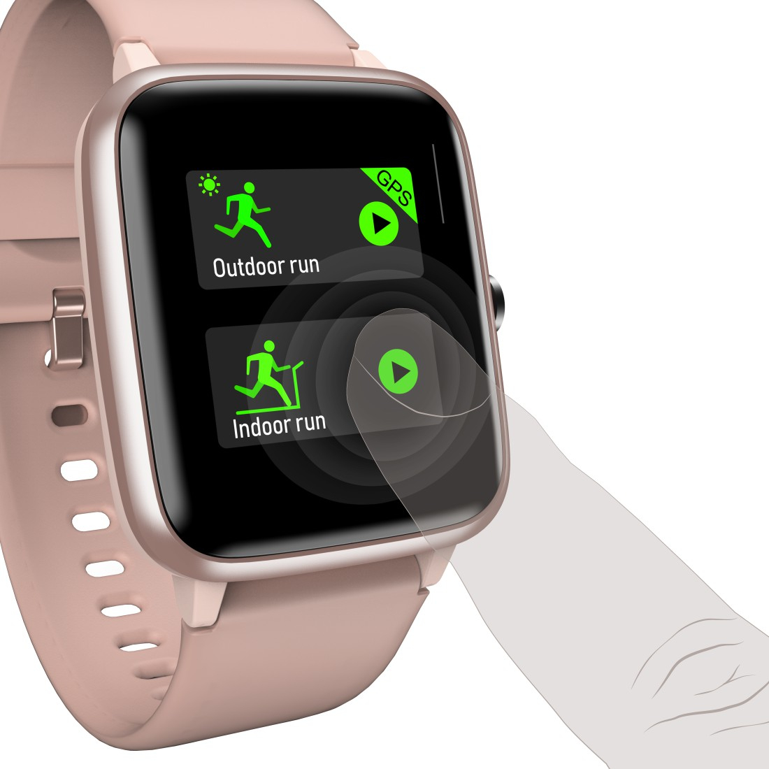 Fit Watch 5910 GPS Fitness Tracker Smart Watch 1.3