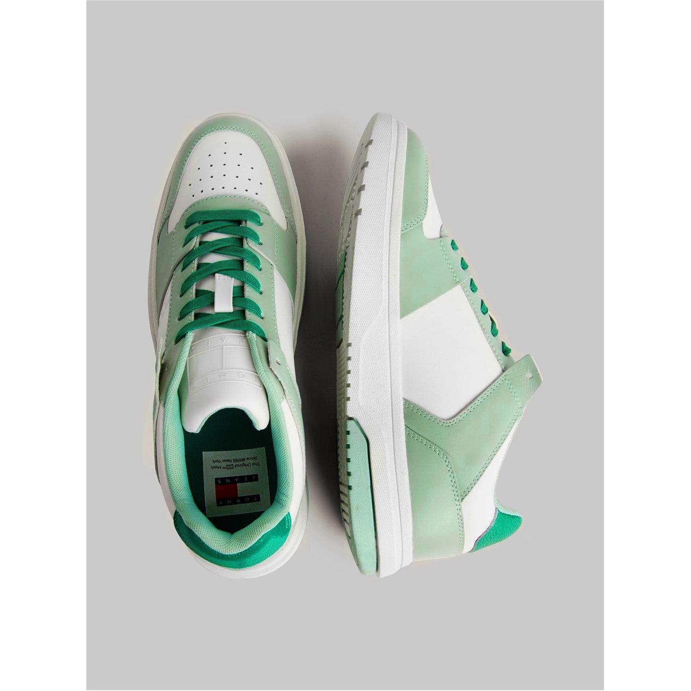 Tommy Jeans Leather Skate Trainers