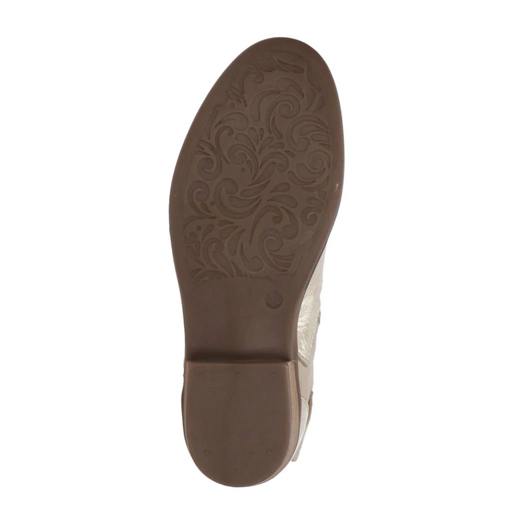 So Jamie suède cowboylaarzen beige/goud