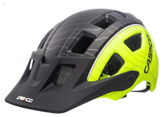 Casque Casco MTB E Noir/ Jaune Fluo