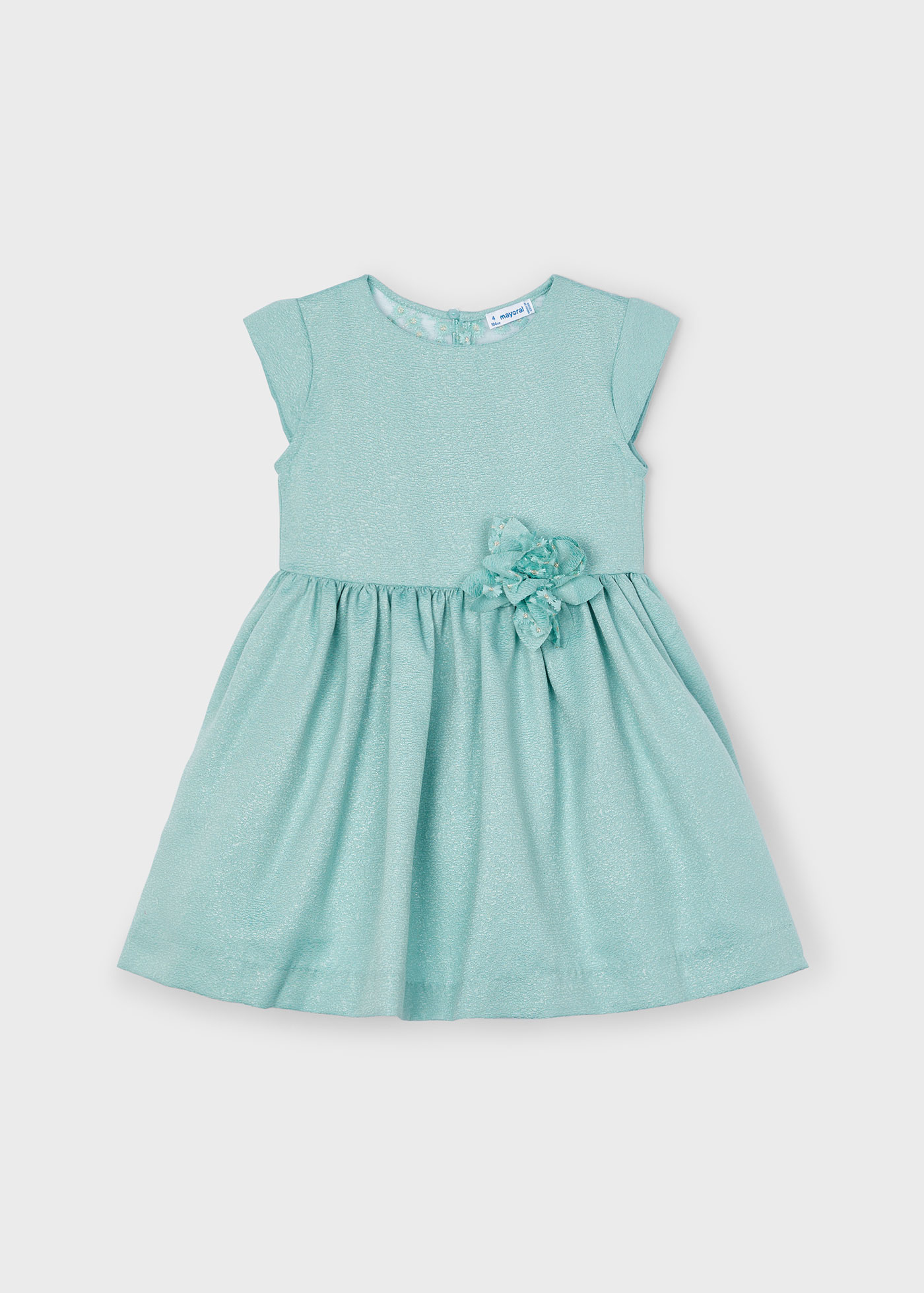 Vestido de tule cor anis para meninas