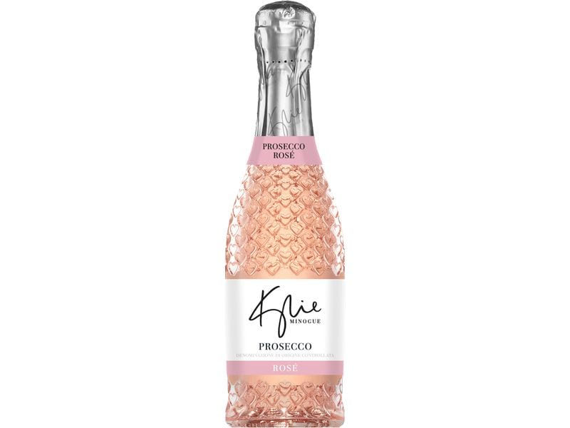 Kylie Minogue Wines Prosecco DOC Rosé 20 cl Flasche Eleganter, spritziger Prosecco Rosé mit Noten von frischen Erdbeeren, Himbeeren und Blüten