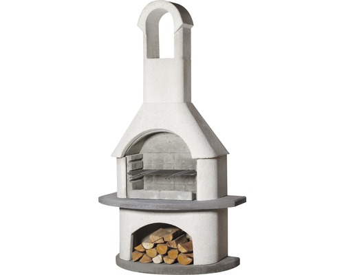 Buschbeck Valenzia Grillhaard 65 x 34 x 203 cm Wit