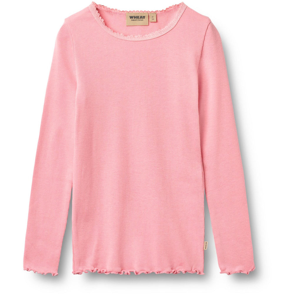 Køb Wheat Bubblegum Rib Bluse L/S Reese