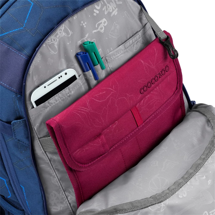 Coocazoo Mate - Schulrucksack 44 cm Blue Motion