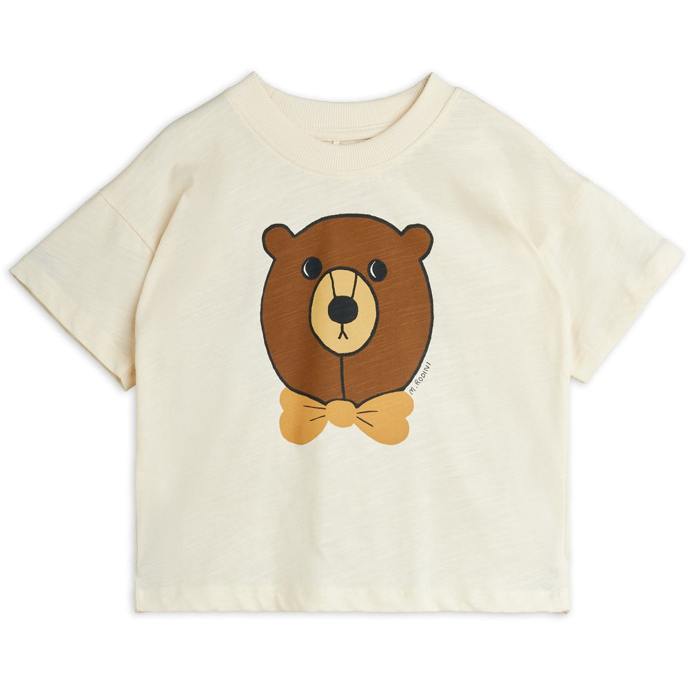 Køb Mini Rodini Offwhite Bjørn Sp Ss Tee