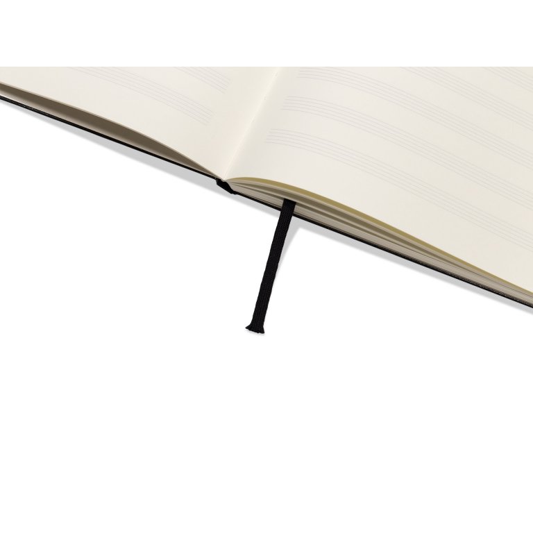 Leuchtturm Notizbuch mit Notenlinien, Hardcover