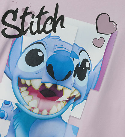 Name It T-Shirt - NkfDiri Stitch - Winesome Orchid