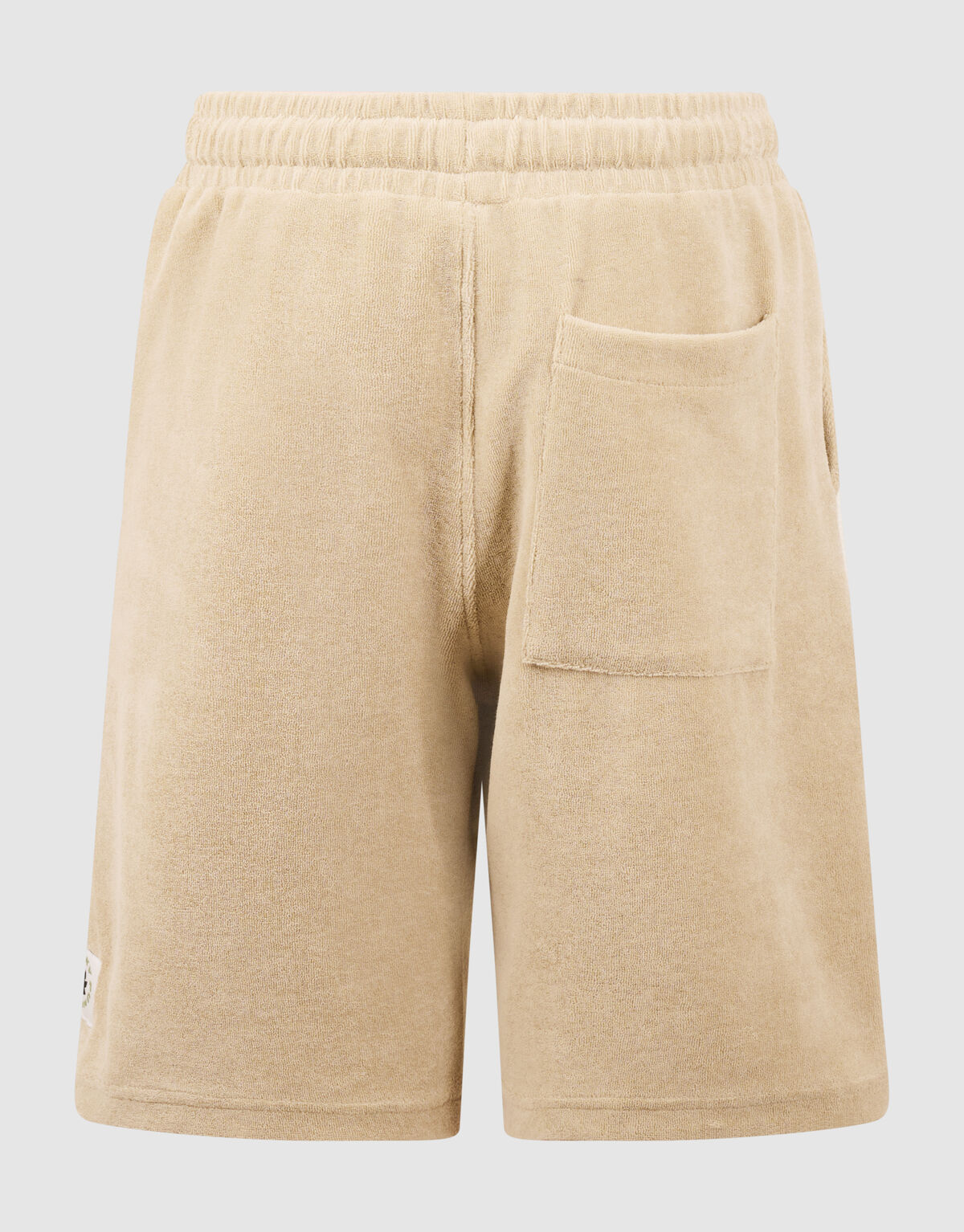 Towelling Relaxed Fit Short Beige