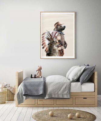 Linn Wold Poster 50x70 Lille Headdress