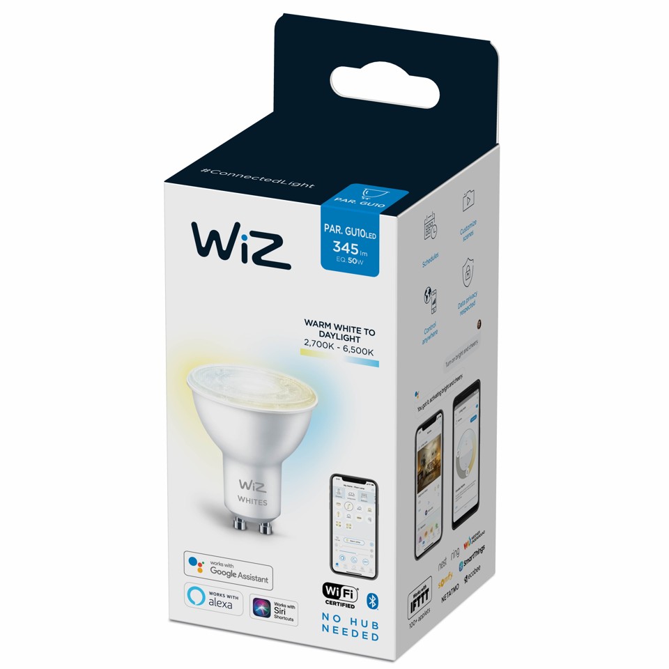 WiZ - Spot GU10 Justerbar Hvid