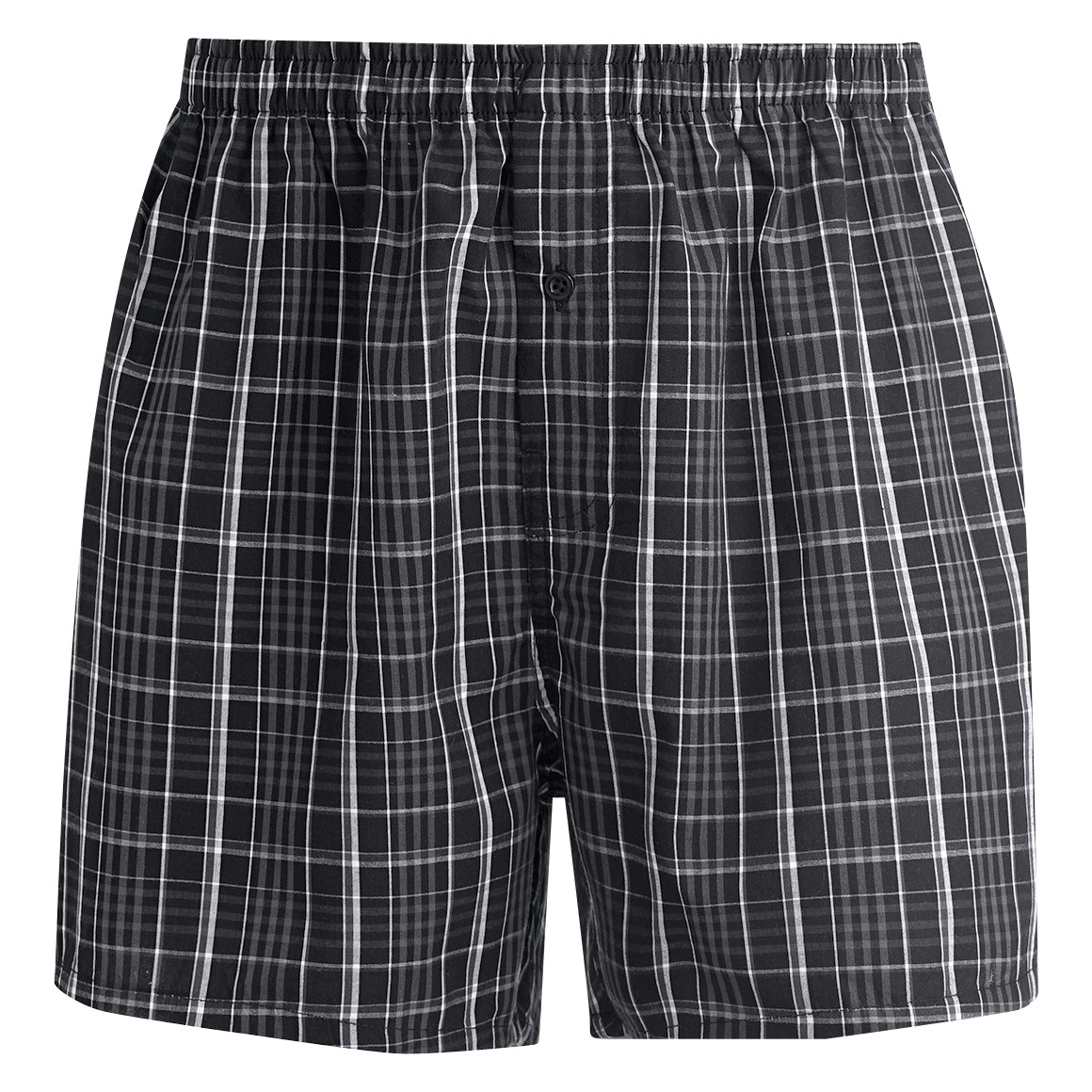 VanVaan Herren Boxershorts mit Karo-Muster schwarz