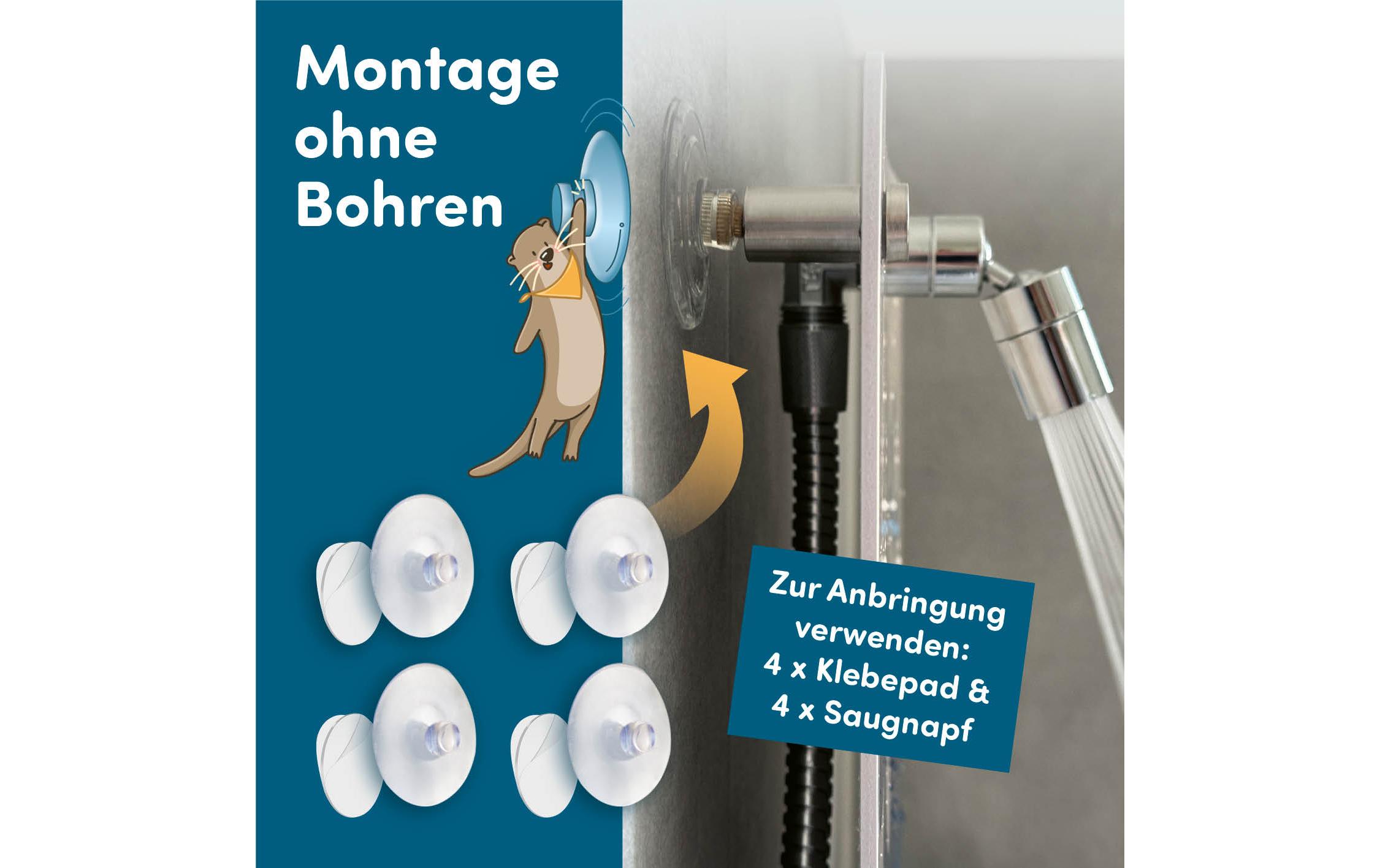 Weltkarte 40 x 30 cmTränenfreier Dusch-Spass aus Die Höhle der Löwen