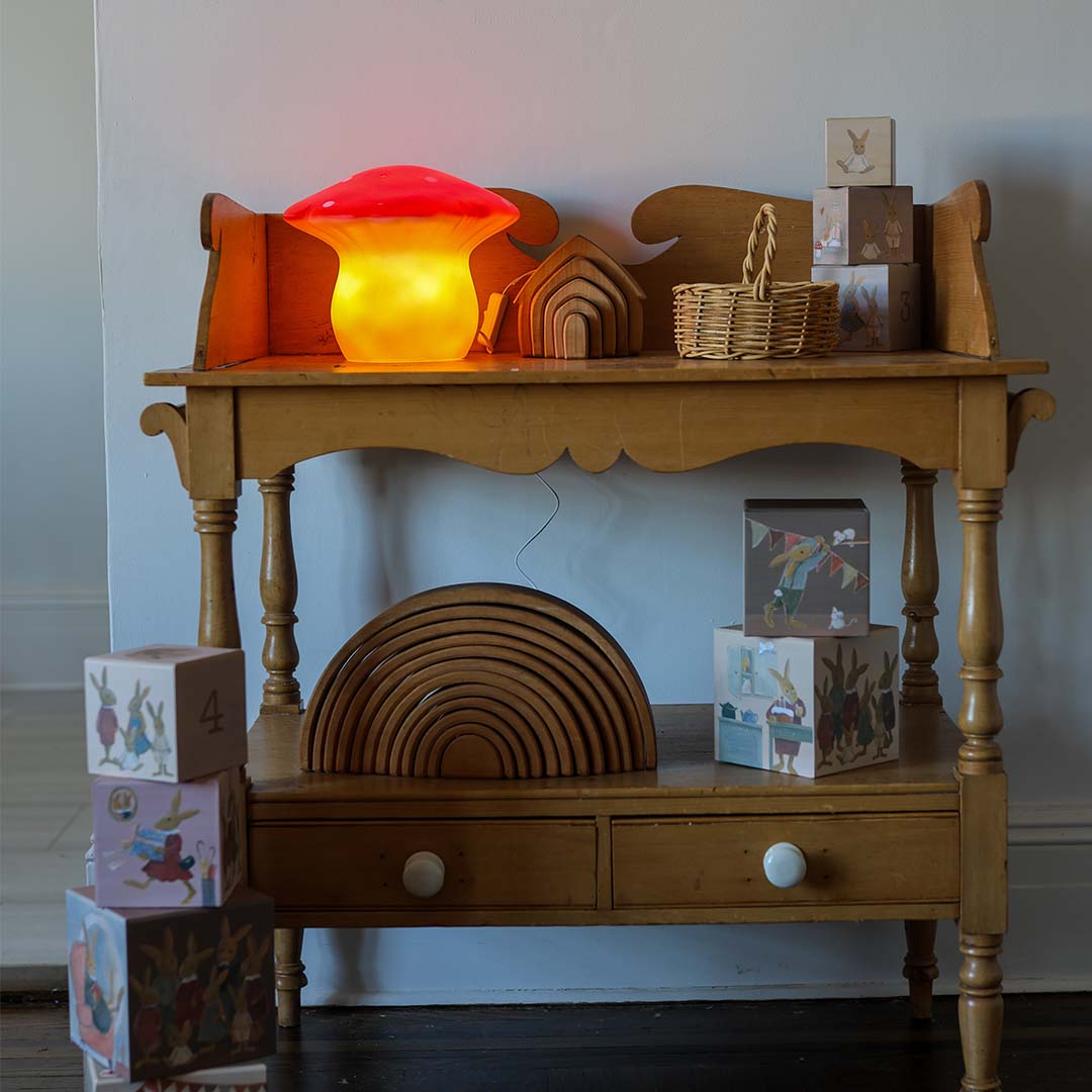 Egmont toys heico lamp zwam rood - 20 cm