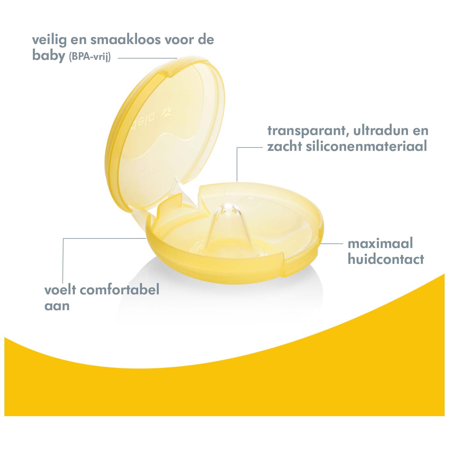 Medela Contact tepelhoedjes maat L
