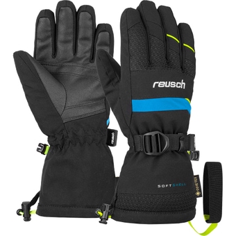 Reusch Maxim GTX Junior Fingerhandschuhe Black / Safety Yellow Kinder