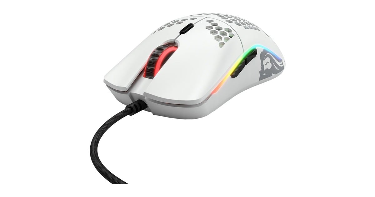 GloriousModel O gaming muis  (Wit, 12.000 dpi, RGB leds)