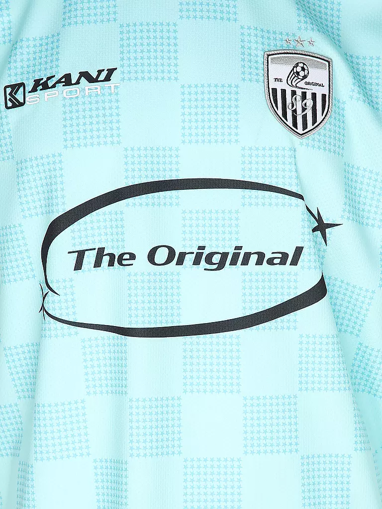KARL KANI T-Shirt SPORT STAR CHECK TRIKOT hellblau