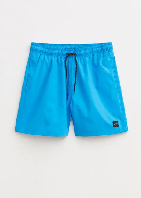 Zwembroek met logo blauw (AQUA)