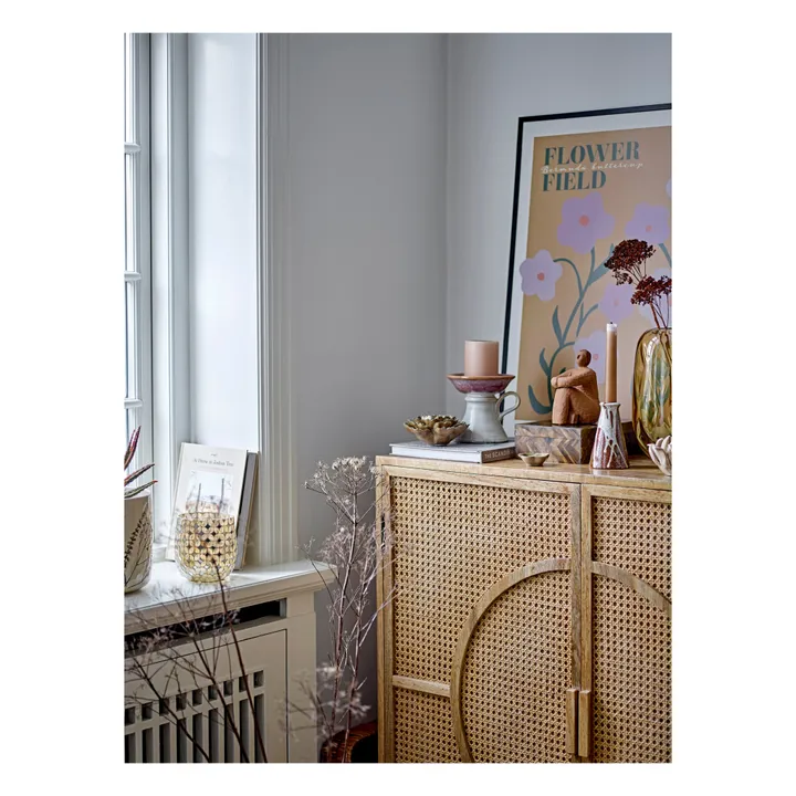 Bloomingville Bougeoir Savitri en grès | Marron