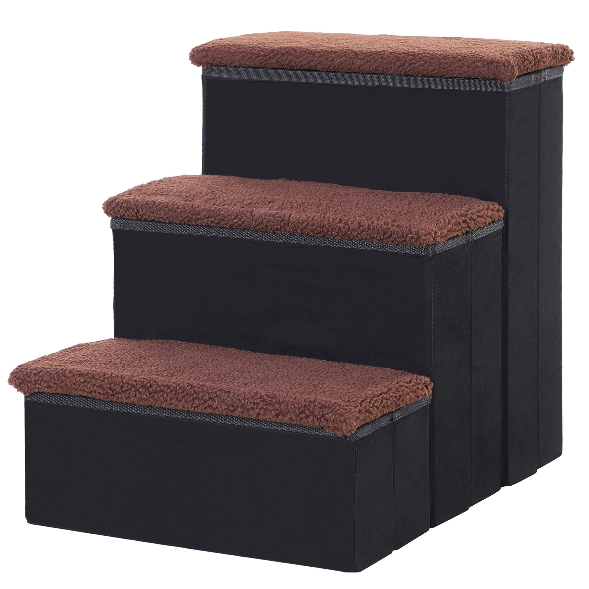 PawHut Haustiertreppe mit 3 Stufen 40 x 54 x 48 cm (BxTxH)