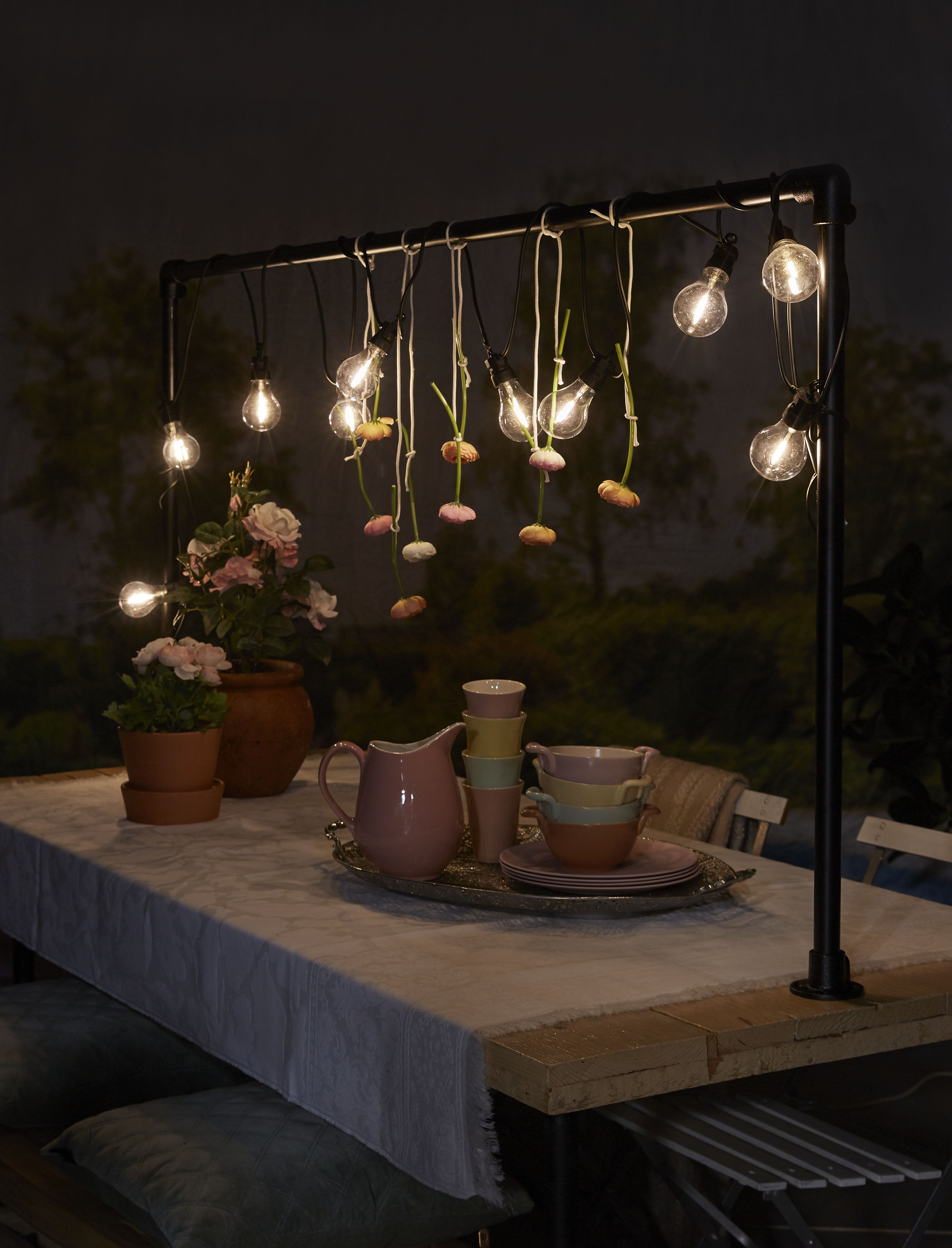 Luxform Tahiti LED solar lichtslinger