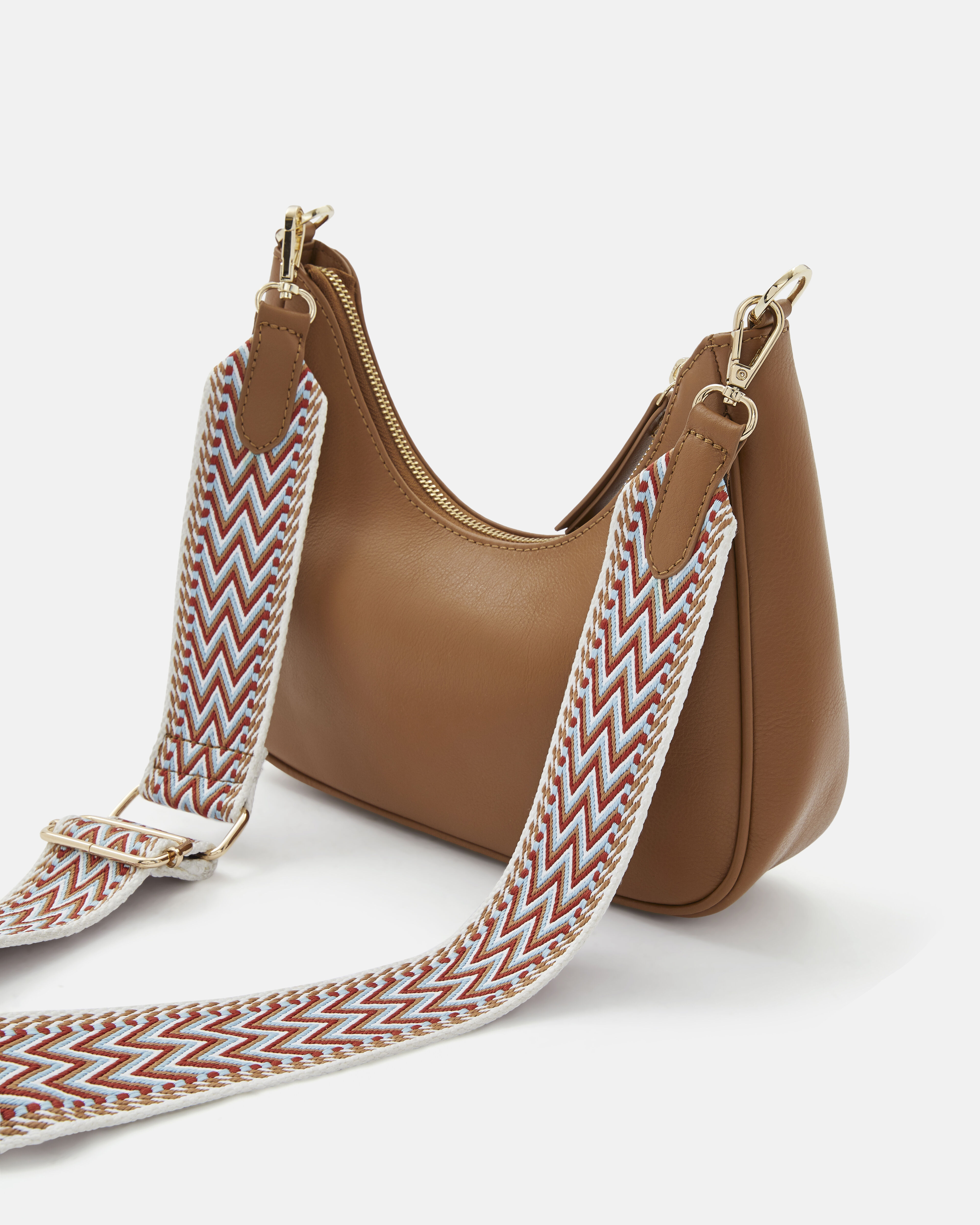 PORTE EPAULE ARIANNE Cognac