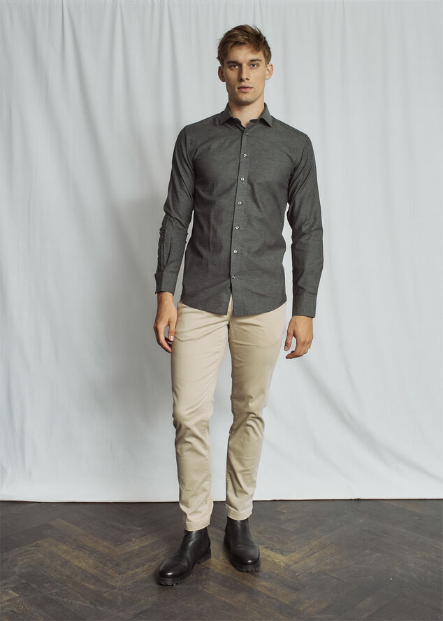 Bruun & Stengade BS Wall Modern Fit Shirt Dark green