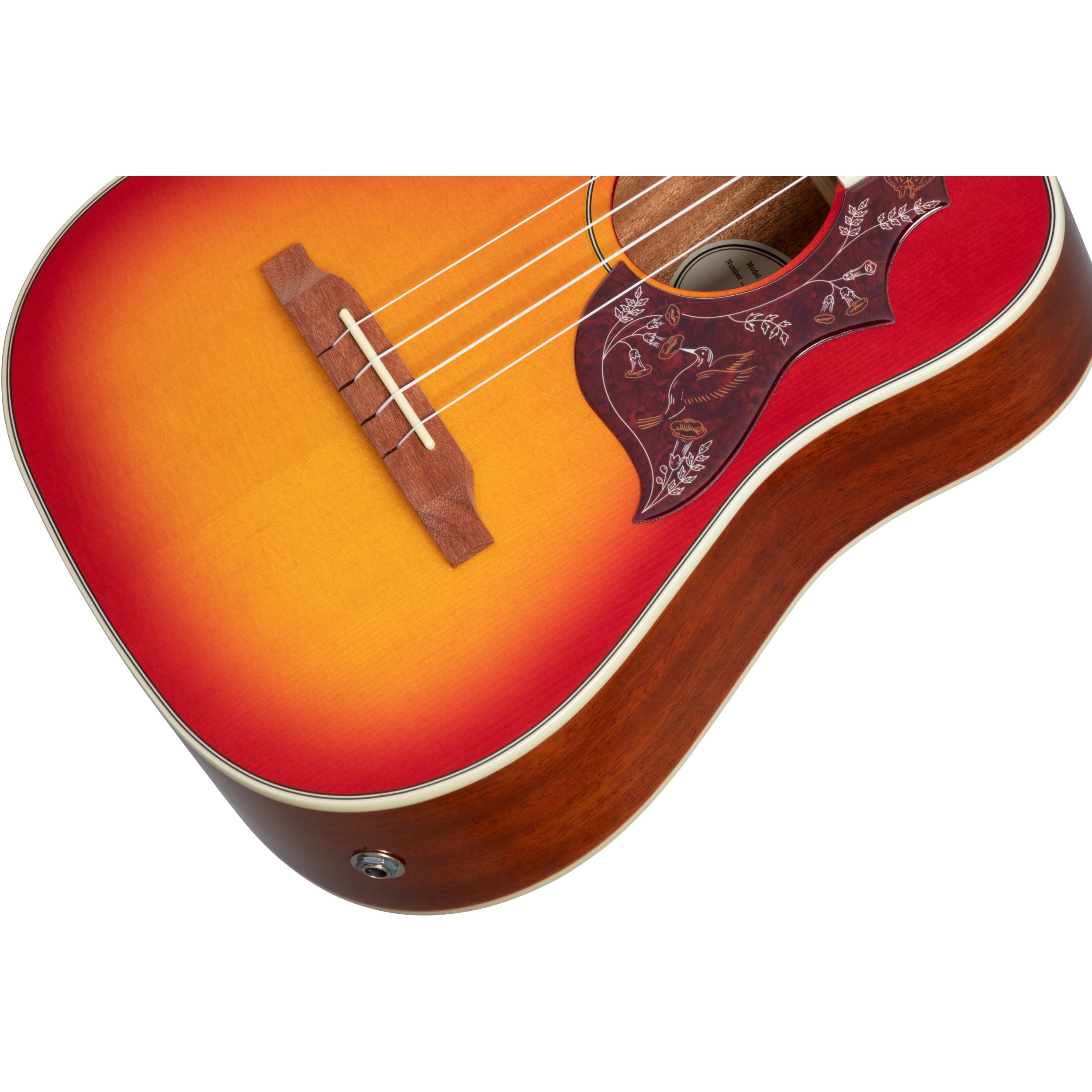 Epiphone Hummingbird Studio Ukulele Tenor Faded Cherry Burst