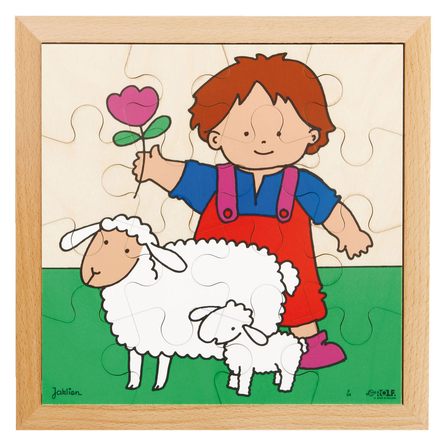 Rolf - Houten Legpuzzel Lente, 16st.