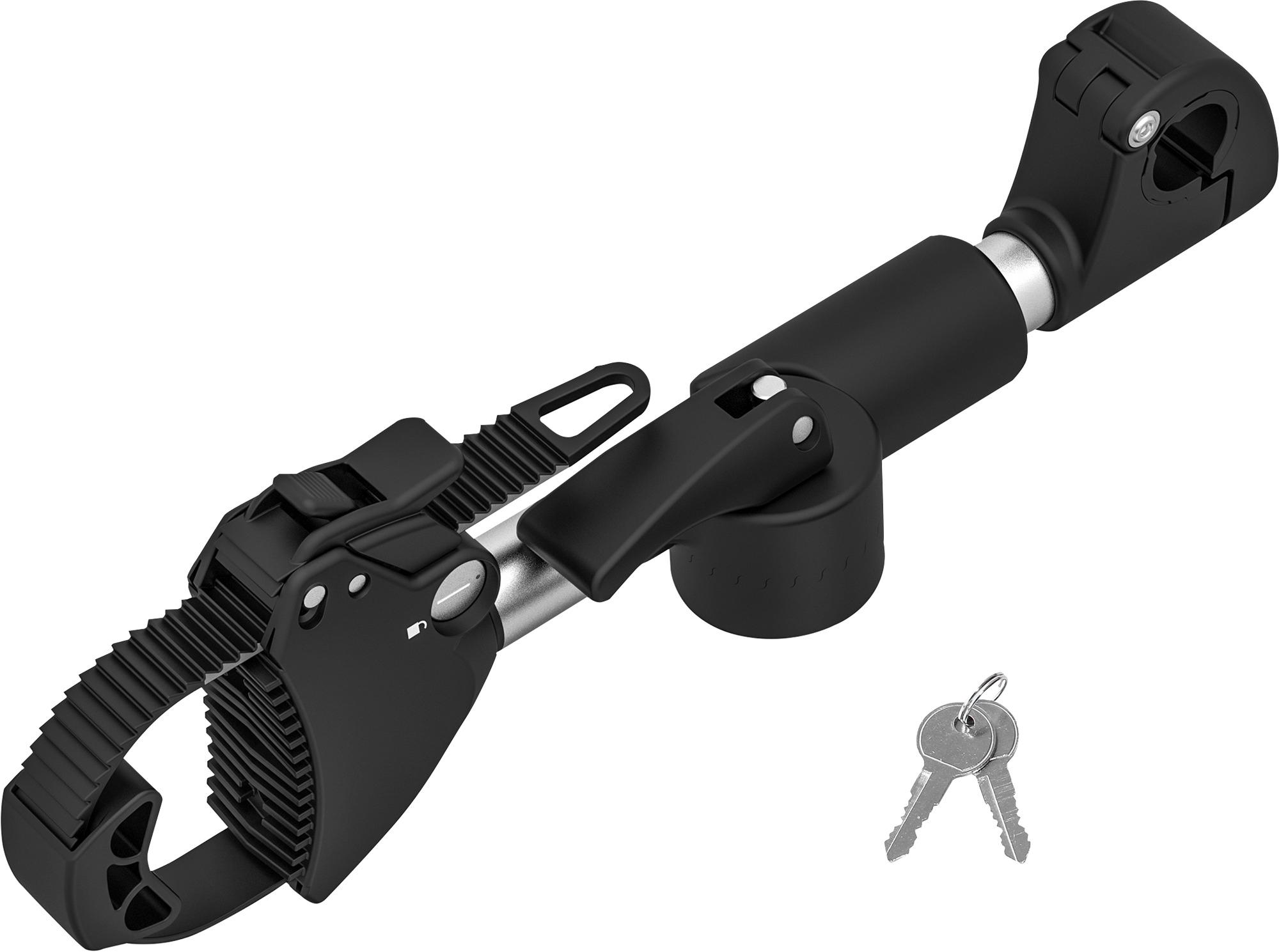 Eufab Verstellbarer Strap-Rahmenhalter für Fahrradträger 27 cm