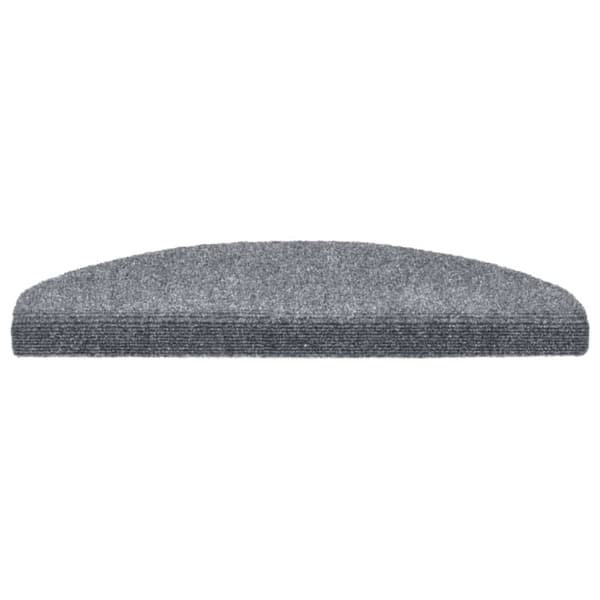 vidaXL Selvklebende trappematter nålestempel 15 stk 65x21x4cm lys grå