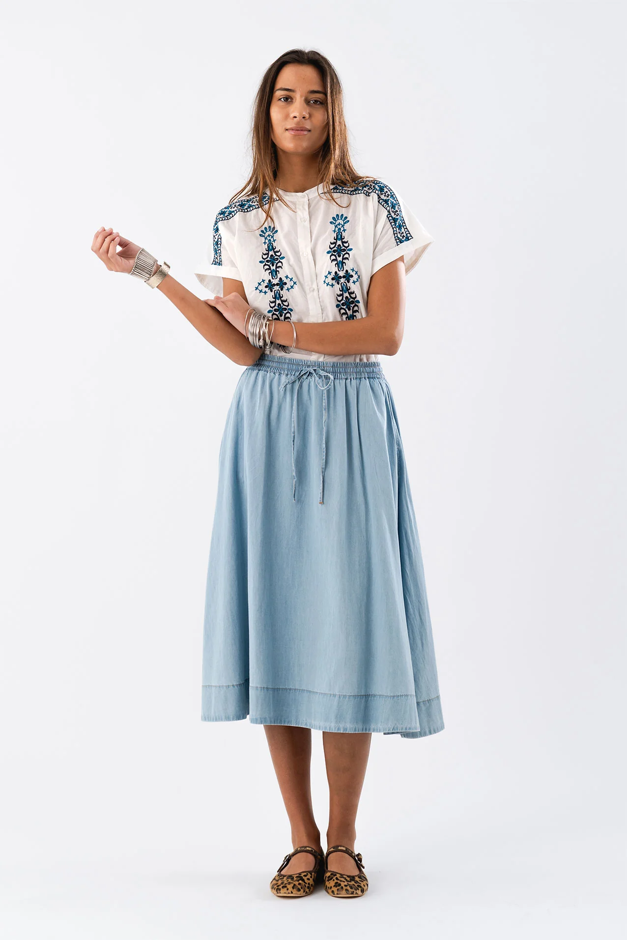 Lollys Laundry  Myall bluse - hvid
