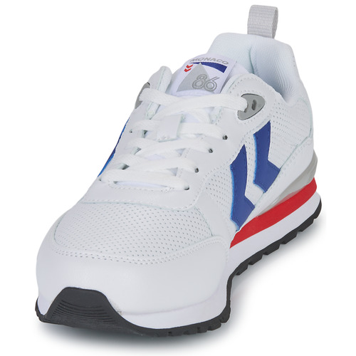 hummel - MONACO 86 PERFORATED - Blanc / Bleu / Rouge