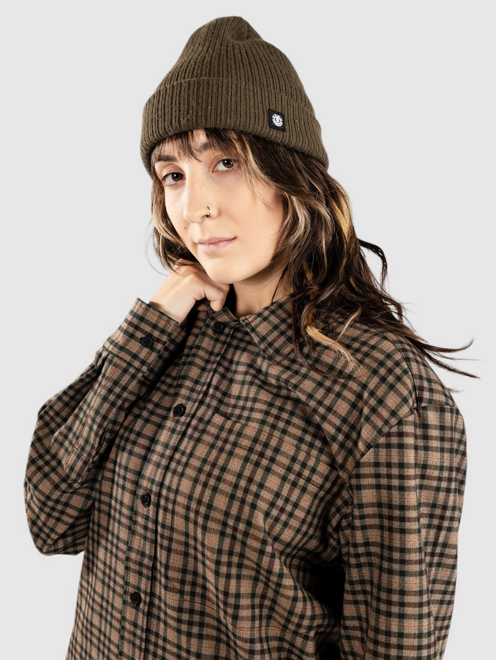 Woodbird Glixto Check Shirt brown