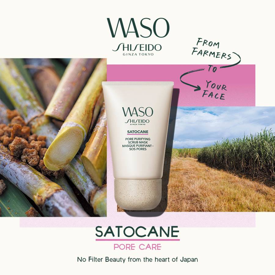 Shiseido Waso Satocane Pore Purifying Scrub Mask 80ml