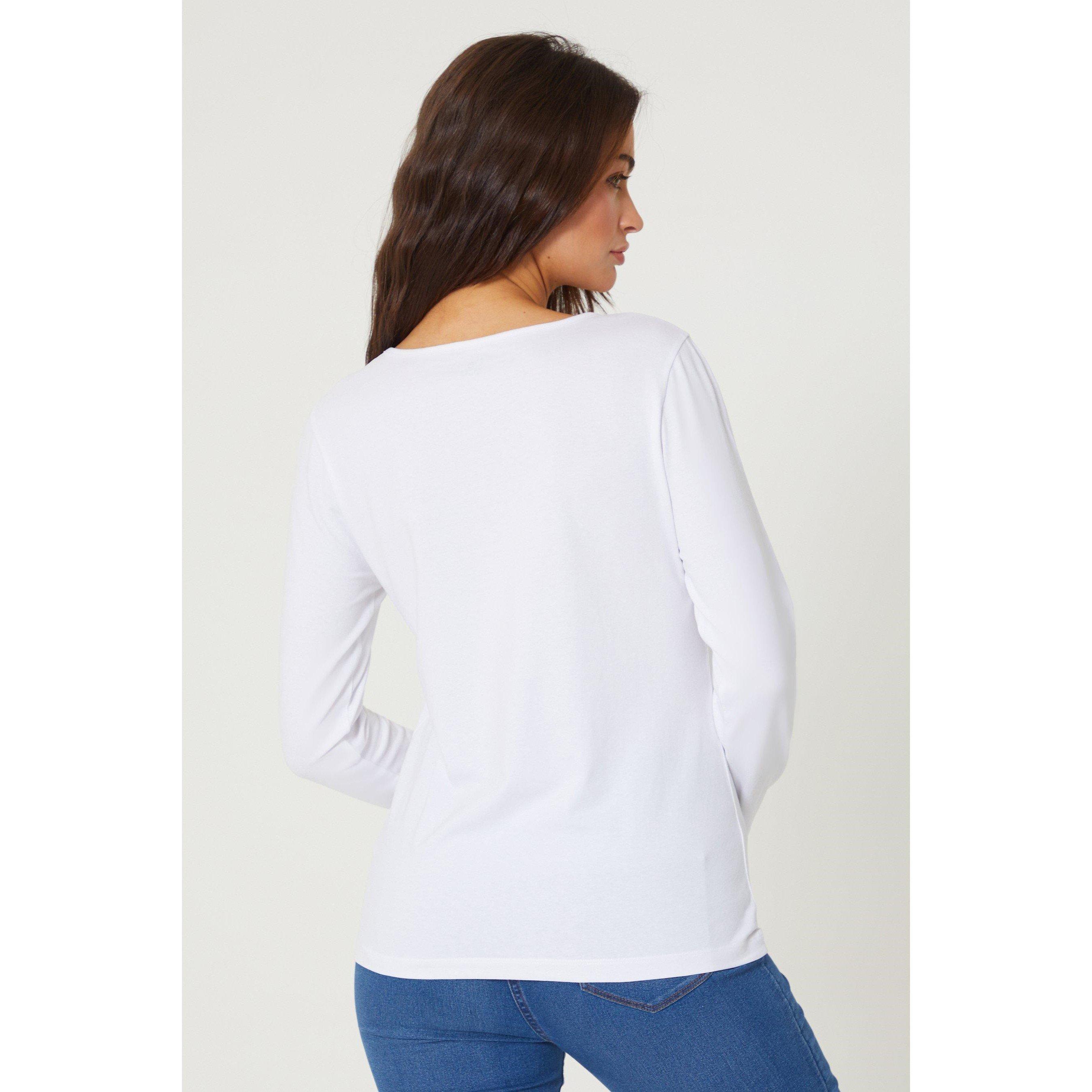 Be You Ladies Long Sleeve Crew Neck T Shirt