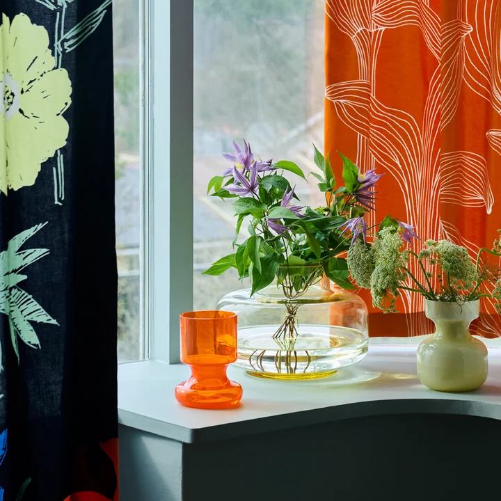 Marimekko - Pokaali Vase, Ø 12 cm, orange