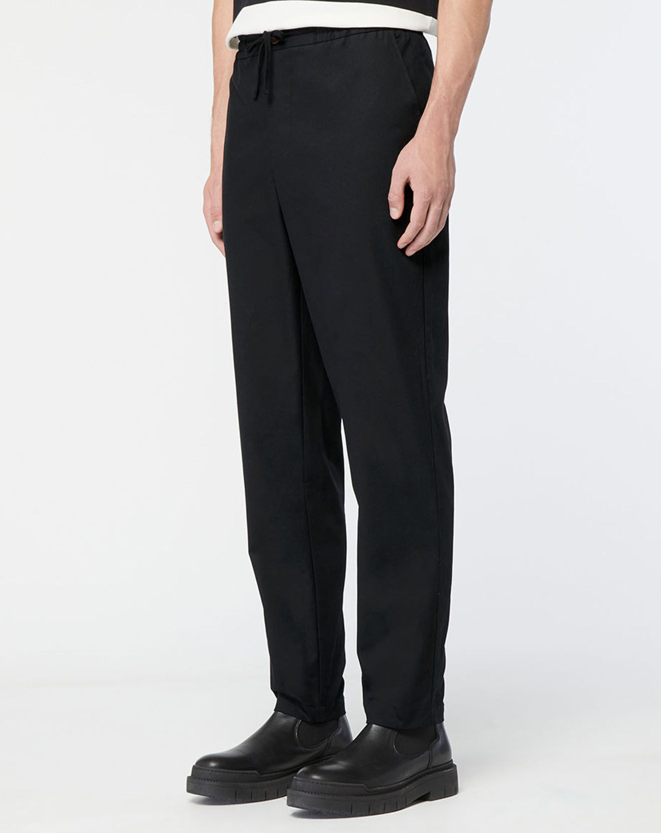 Galeries Lafayette Jogging Nujog chino noir
