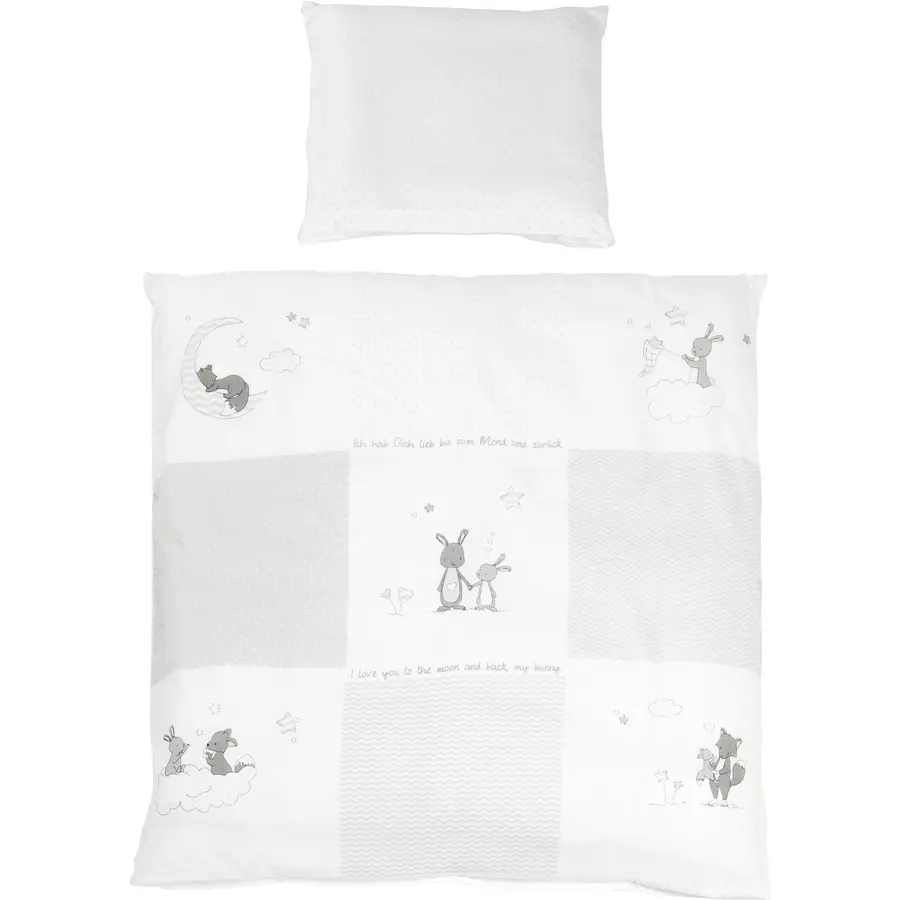 roba Komplettwiegenset weiß Fox & Bunny