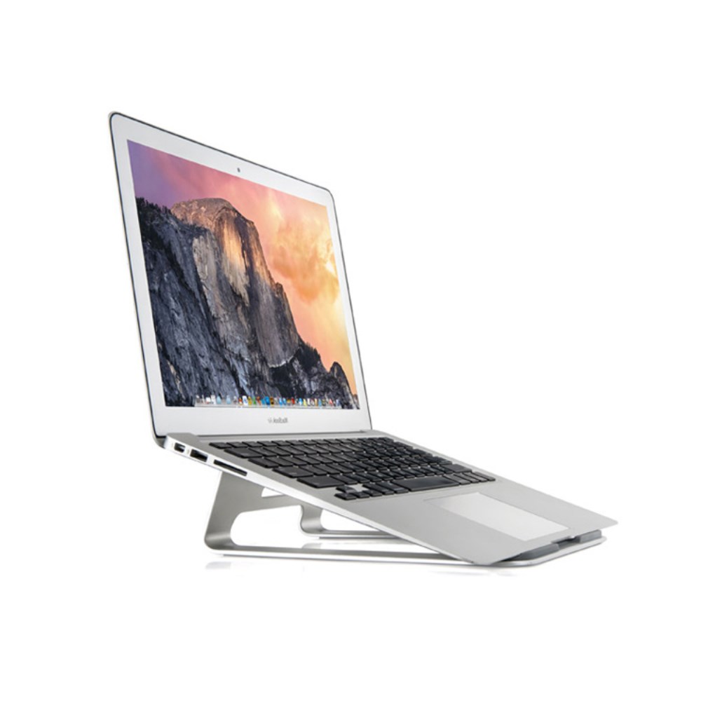 MacBook Alu Hybrid Laptop Ständer Halter - Silber