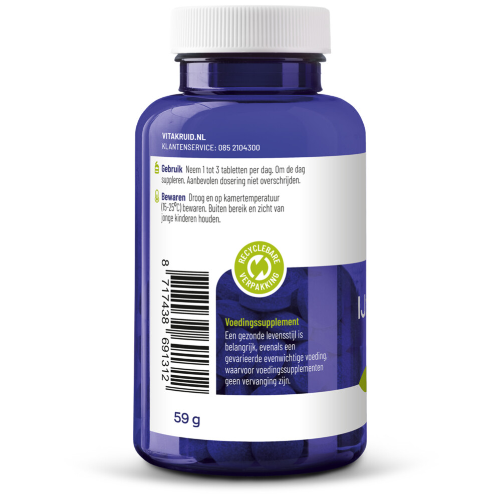 2x Vitakruid Ijzer Bisglycinaat 90 tabletten