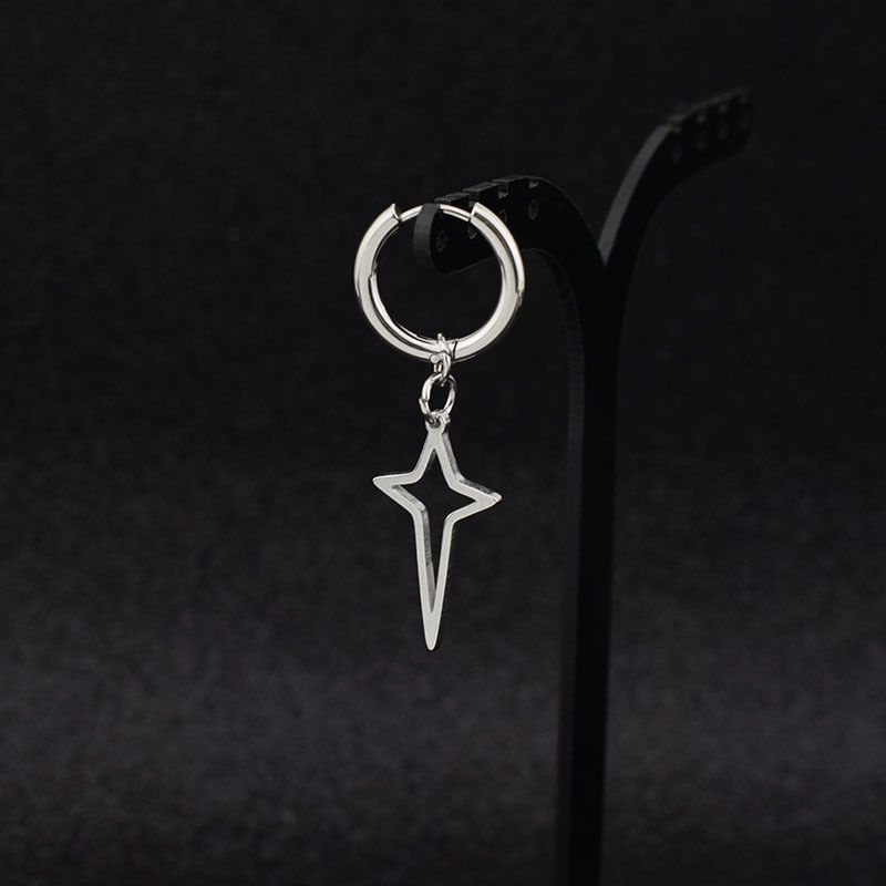 Lilafey - Stervormige oorbel / Clip-on oorbel