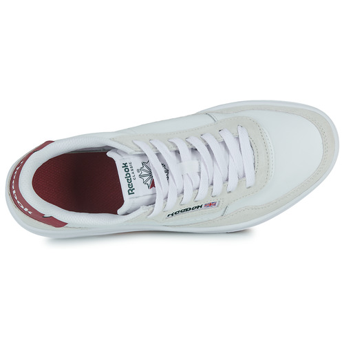 Reebok Classic - COURT PEAK - Blanc / Gris / Bordeaux