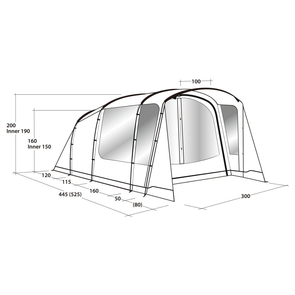 Tienda De Campaña Outwell 525 X 300 X 200 Cm